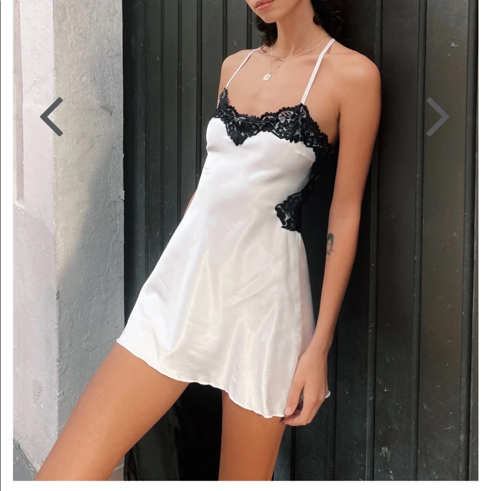 VERGE GIRL FRENCH SLIP MINI DRESS || Size M